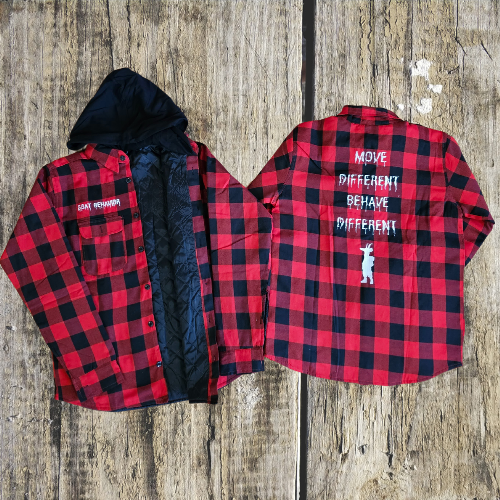 Goat Behavior Flannel Jackets